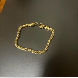 Gold plated bracelet